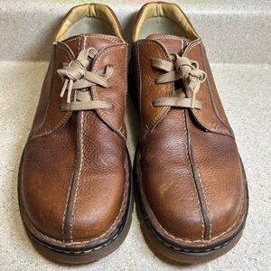 Y2K Dr Martens 11232 Split Toe 3 Eye Lace Up Brown Leather Oxford Men’s Sz 13